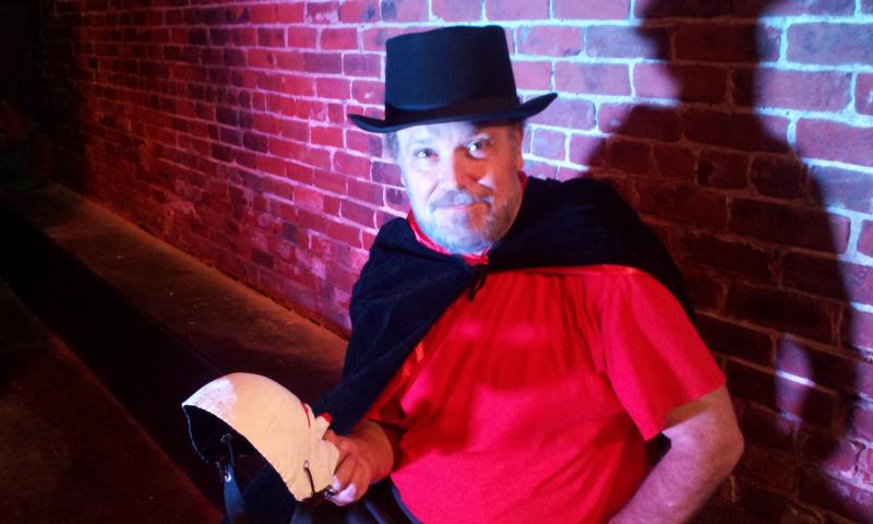 Dan Haughey in EA POE as the Narrator-Critic