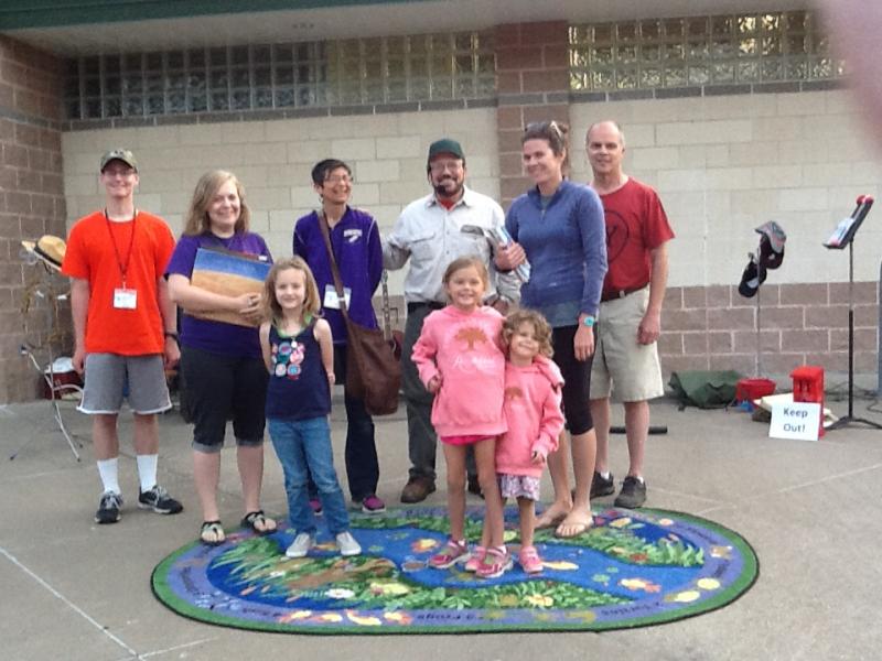RangerManDan & Friends after Musser Library --Weed Park Show 7-7-15